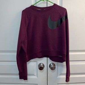 Crop top Nike sweatshirt